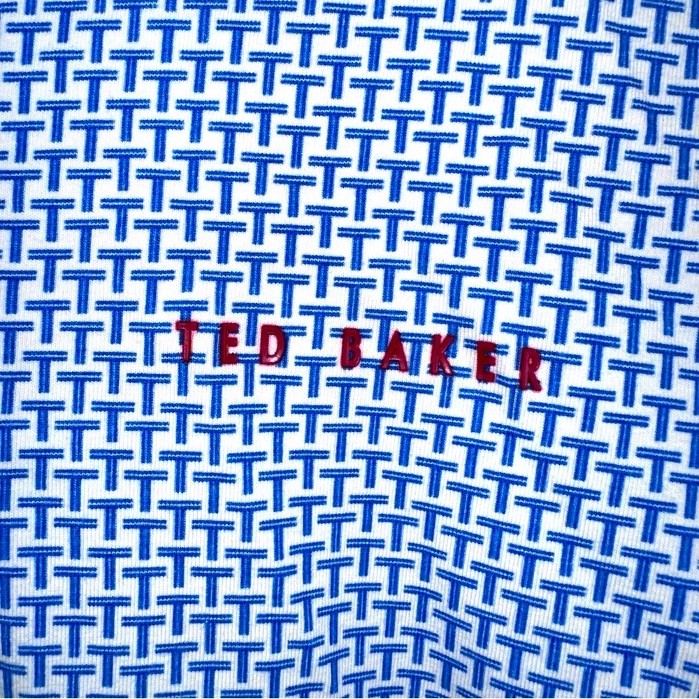 Ted Baker London Printed Golf Polo Size 6 EUC - Picture 4 of 8